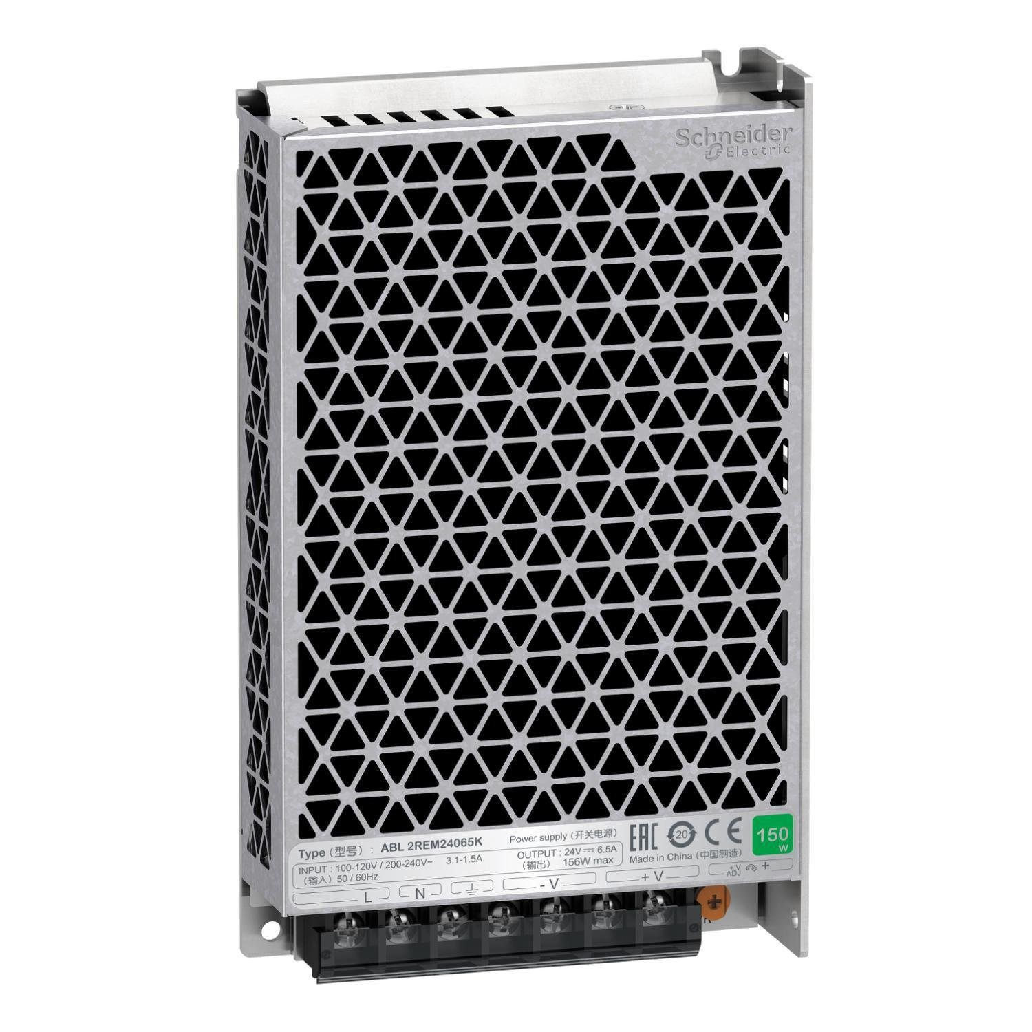 Блок питания на панель Schneider Electric Easy Modicon ABL2 150 Вт DC 24 В (ABL2REM24065K)