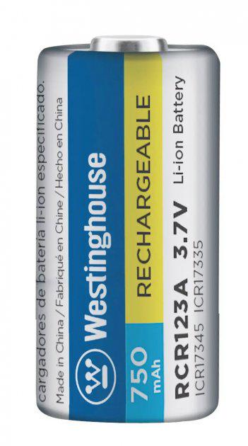 Акумулятор Westinghouse RCR123A/16340 3,7V 750 mAh Li-ion - фото 1