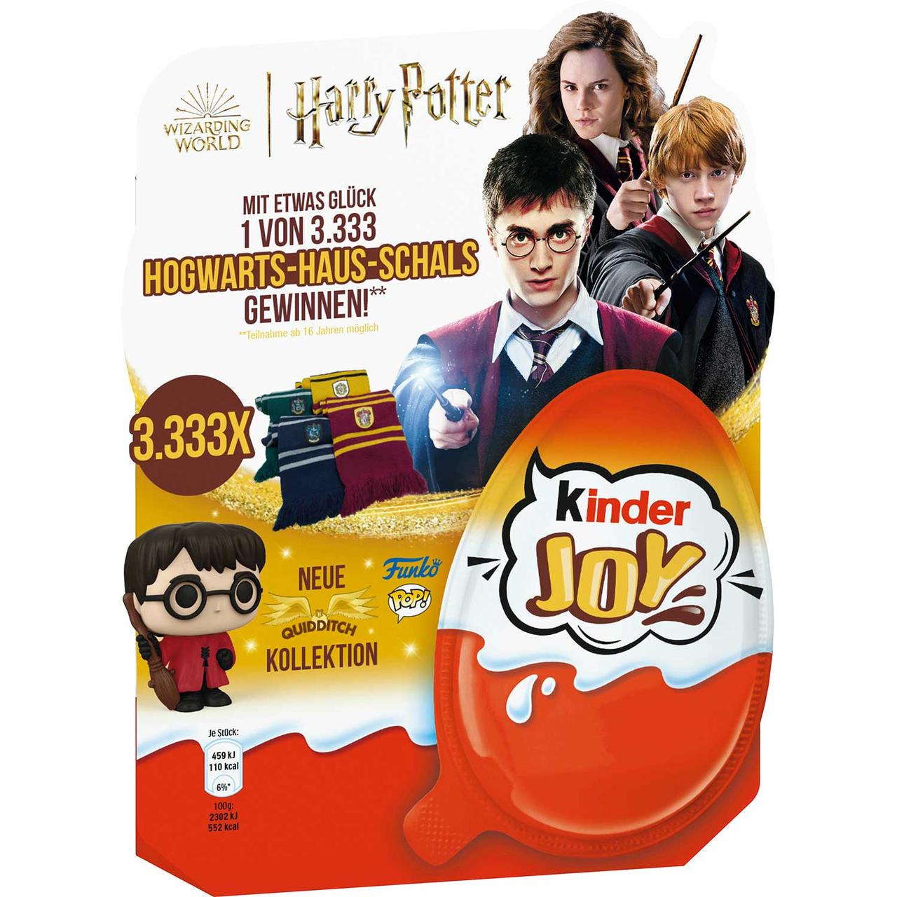 Набір шоколадних яєць Kinder JOY Harry Potter Quidditch 4 шт. по 20 г (2176309923)
