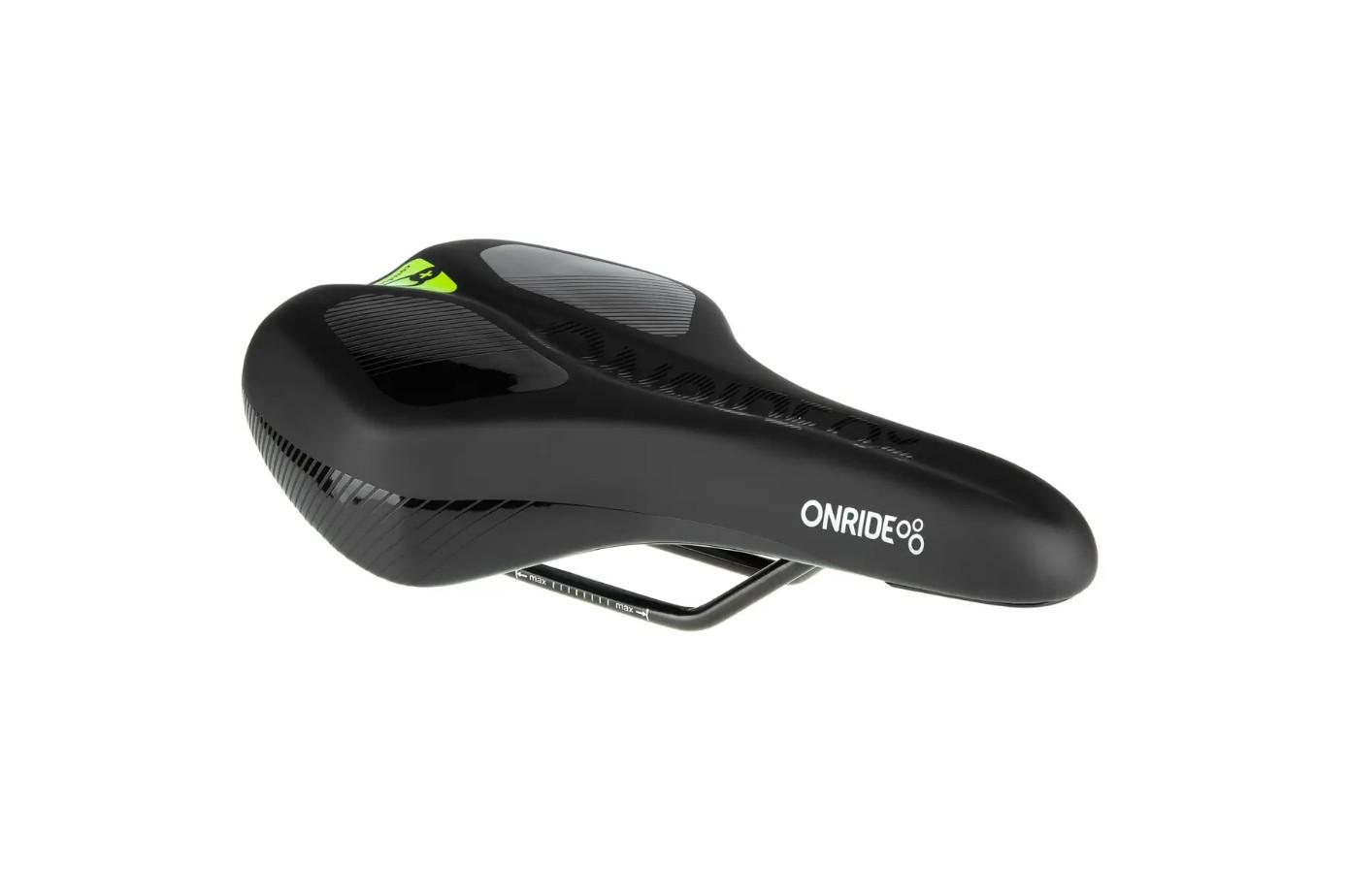 Седло OnRide Merlin Comfort Plus стальные рамки 265х162 мм Черный (bc66429158)