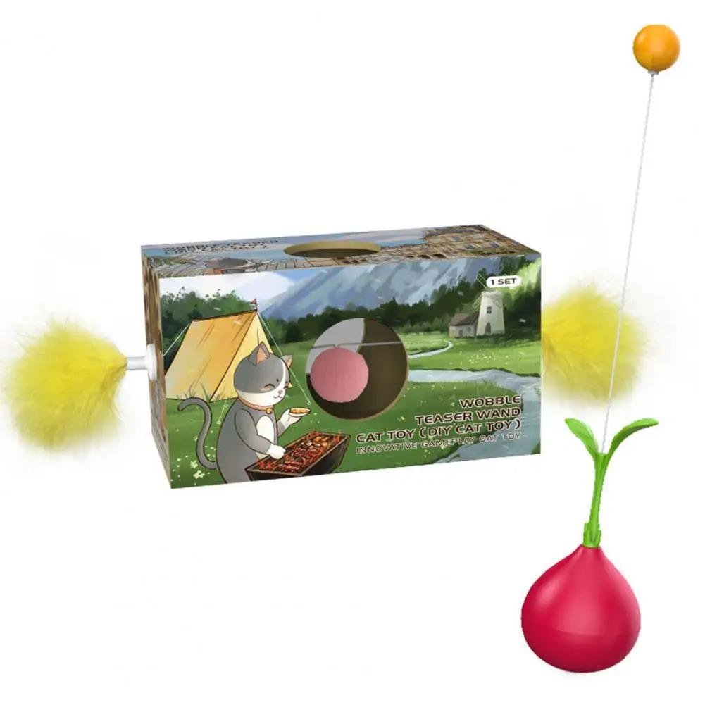 Игрушка для кота дразнилка с неваляшкой интерактивная - фото 2 Игрушка для кота дразнилка с неваляшкой интерактивная - фото 2