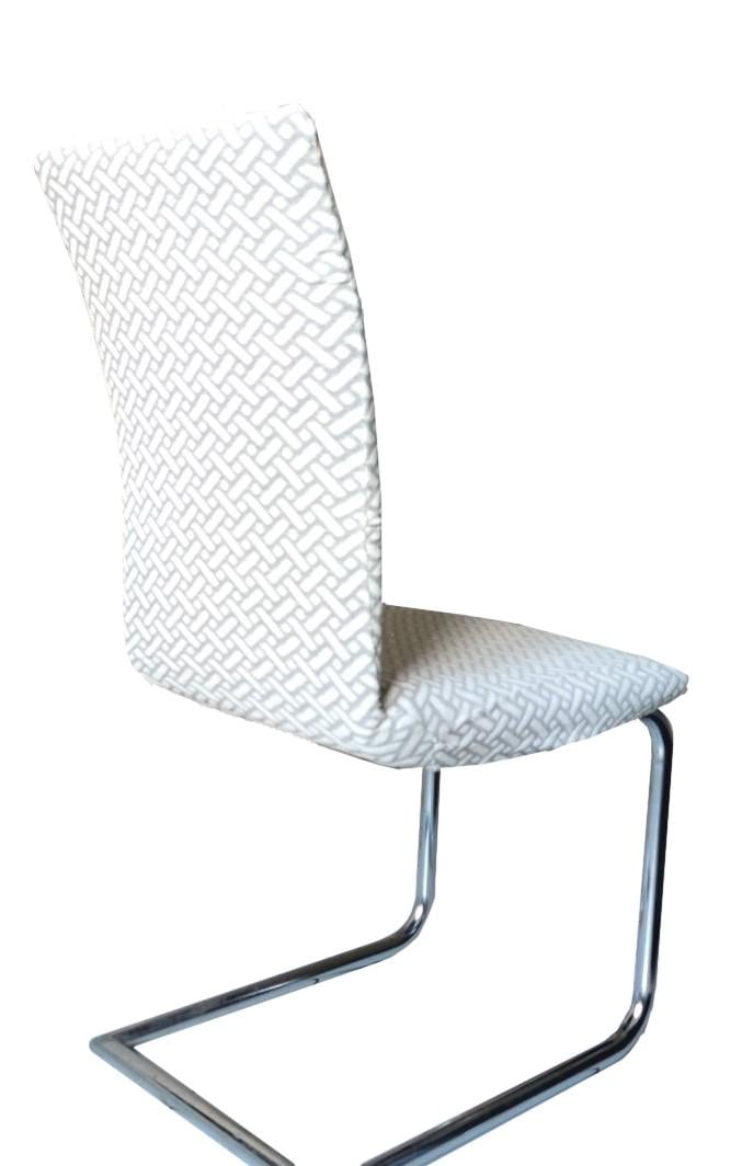 Чехол на стул со спинкой универсальный велюр Белый (2190142608) - фото 2 Чехол на стул со спинкой универсальный велюр Белый (2190142608) - фото 2