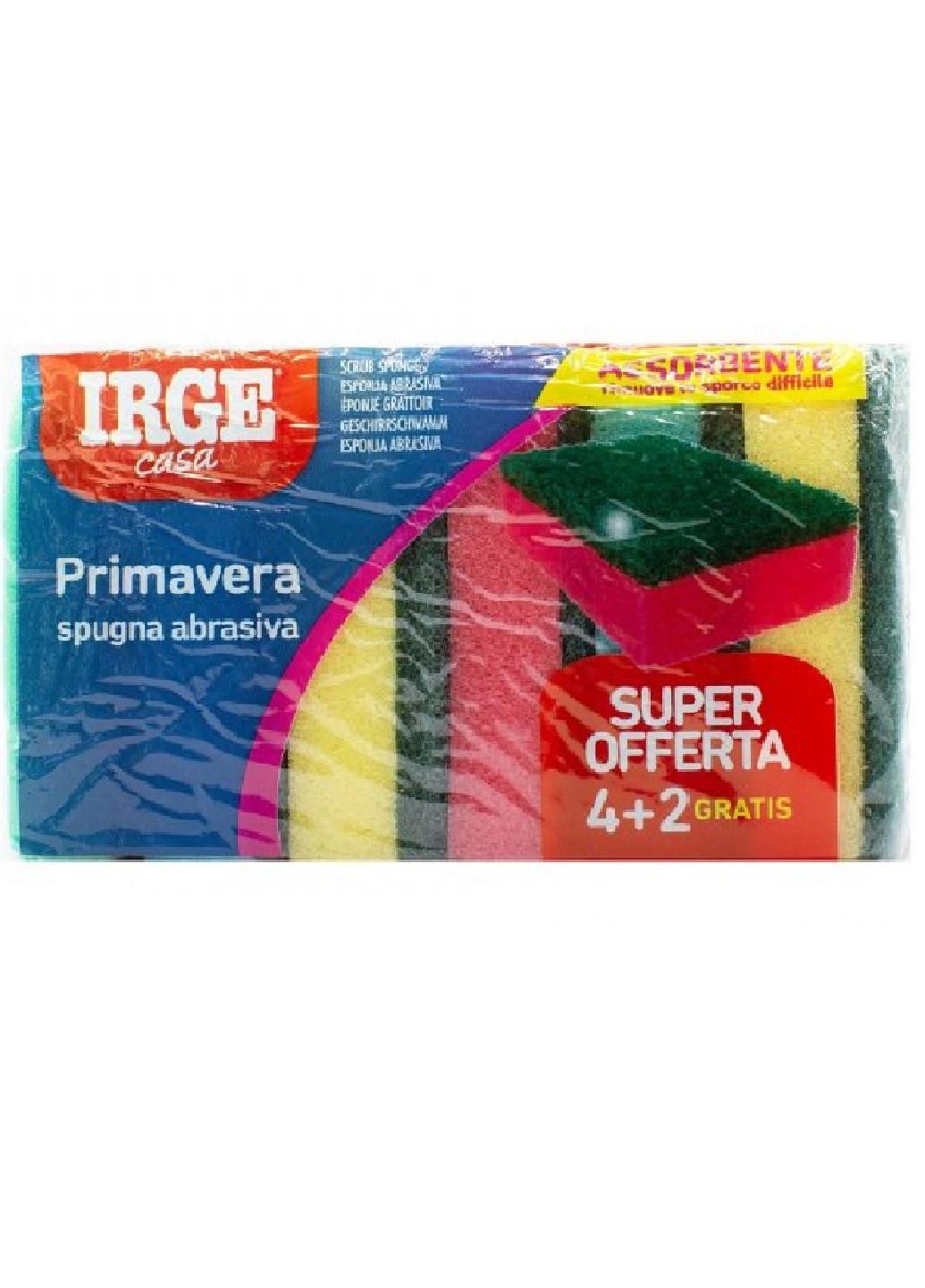 Губки для посуды абразивные Irge 6 шт. (Е-01215) - фото 1