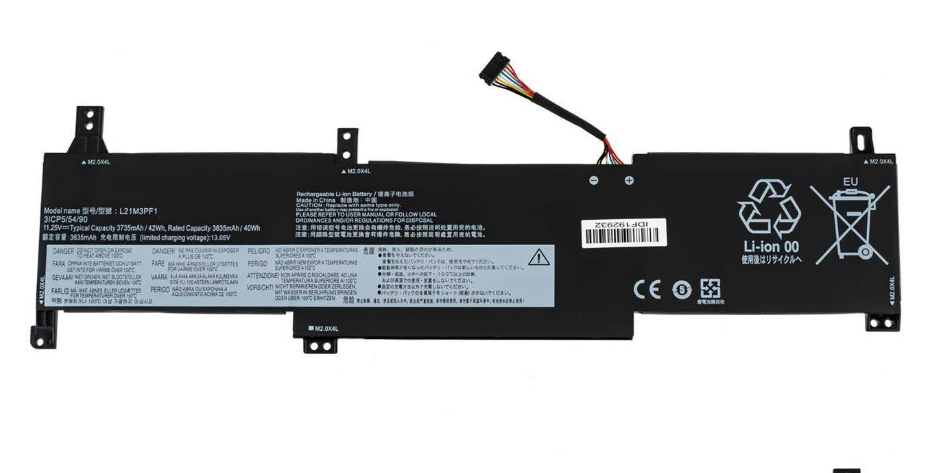 Аккумулятор для ноутбука Lenovo IdeaPad 1 14IGL7 3500 mAh 1125V 39 Wh
