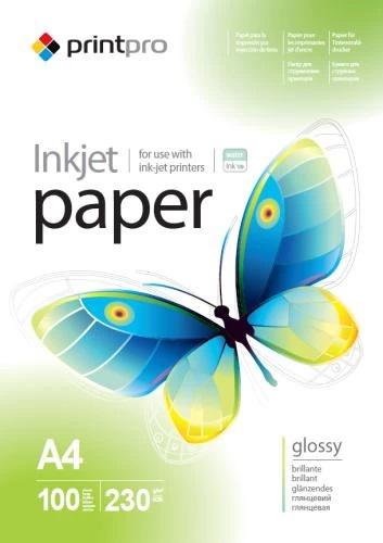 Фотопапір PrintPro глянцевий A4 230 г/м² 100 арк. (MCT-PGE230100A4)