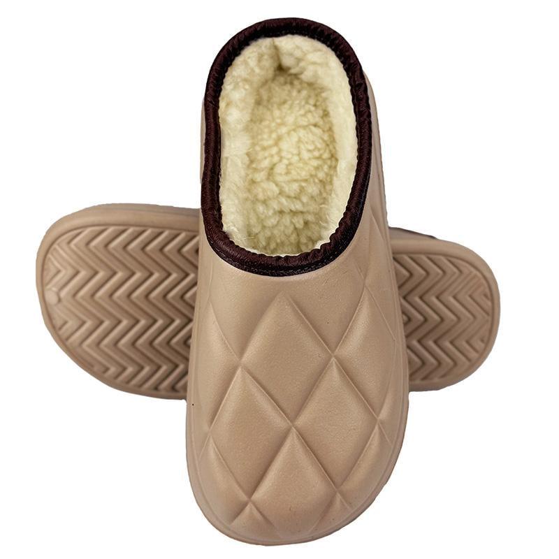 Сабо женские тёплые 6002-1 p. 36-37 23-23,5 см Бежевый