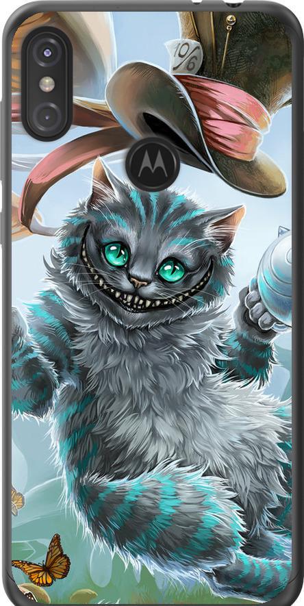 Чохол на Motorola One Power Чеширський Кіт 2 (3993u-1588-42517)