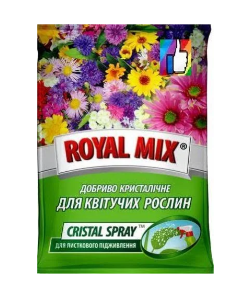 Удобрение Cristal Spray для цветущих растений ТД Гекса-Украина 04-01-098 20 г (IR01722)