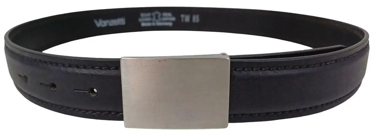Ремінь жіночий Vanzetti шкіряний 104х3,5 см Чорний (RMT148)