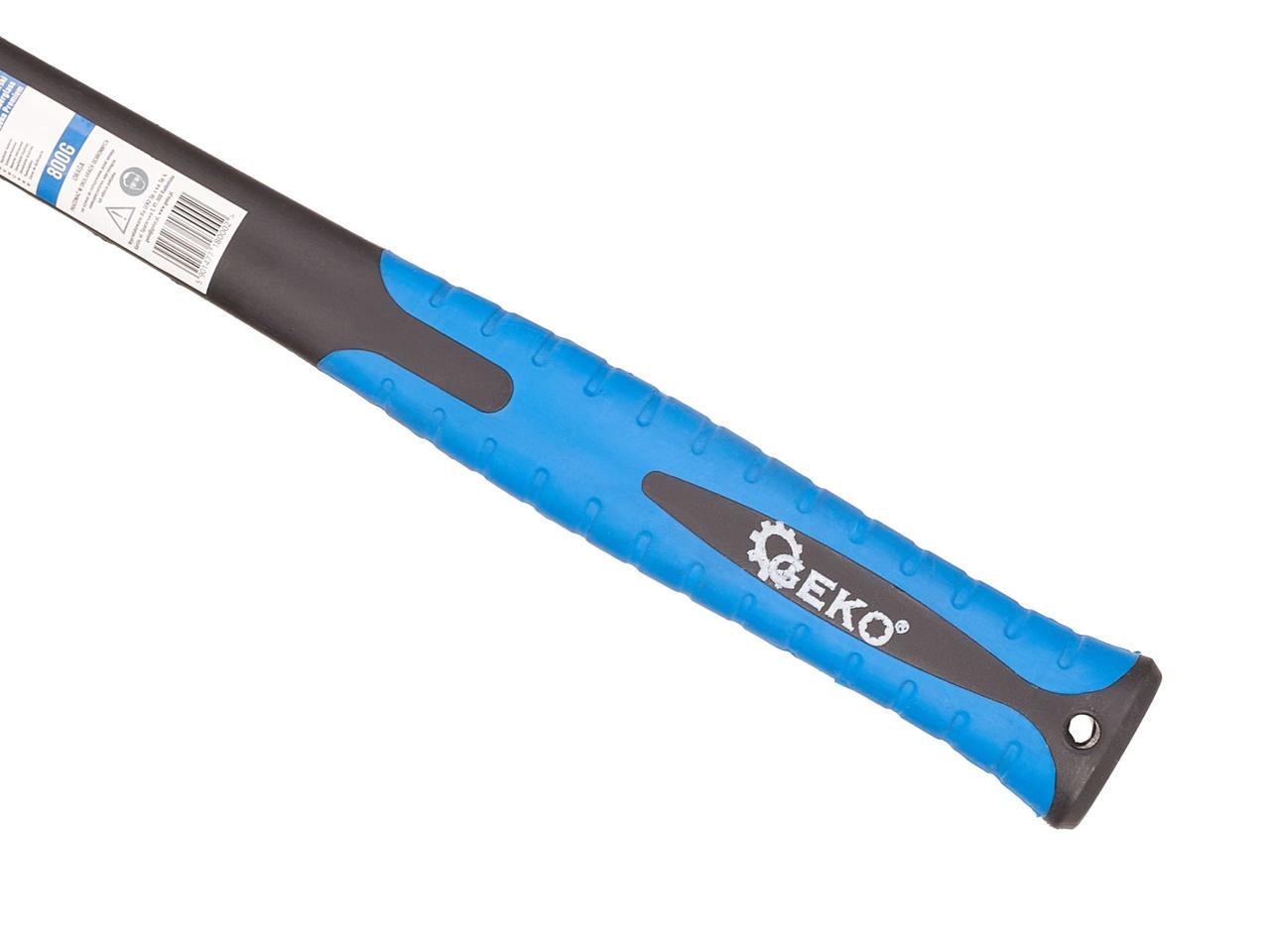 Молоток слюсара GeKo premium з ручкою зі скловолокна покритого TPR 0,8 кг (G72266) - фото 3 Молоток слюсара GeKo premium з ручкою зі скловолокна покритого TPR 0,8 кг (G72266) - фото 3