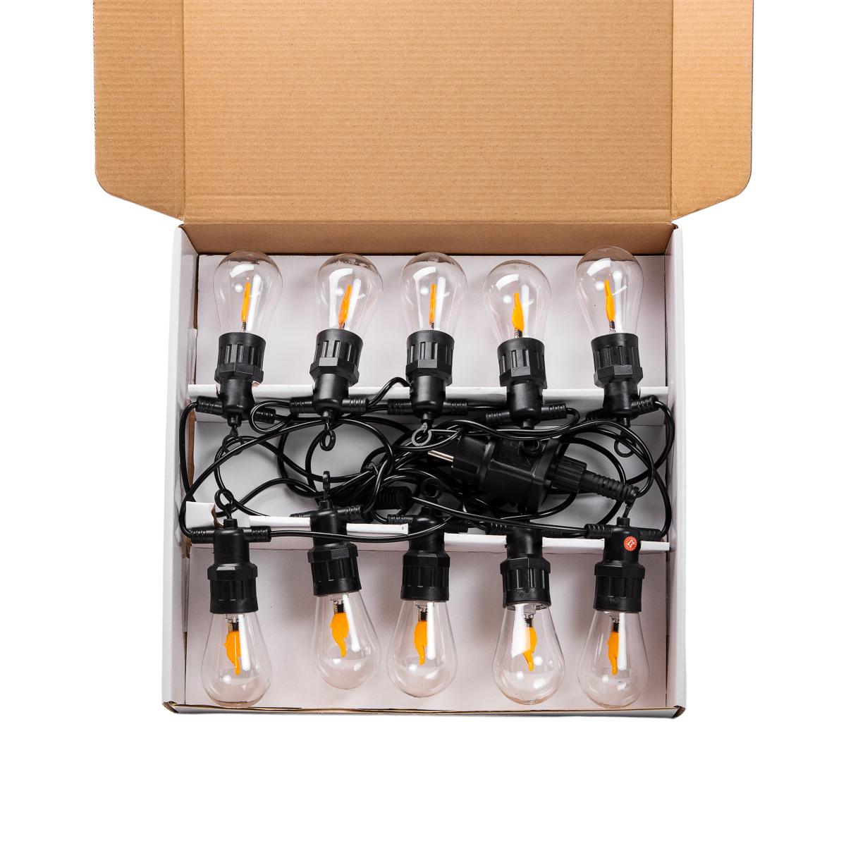 Гірлянда GarlandoPro S141 10 LEDз ПВХ 5 м Жовтий (100-107-S141) - фото 13