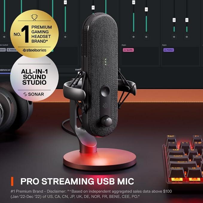 Мікрофон SteelSeries Alias для ПК мікрофона - фото 4 Мікрофон SteelSeries Alias для ПК мікрофона - фото 4