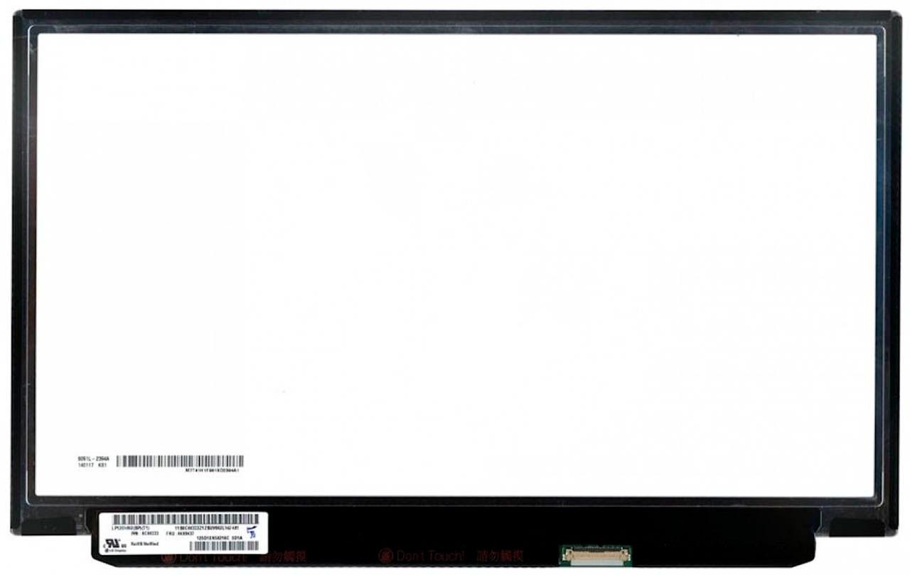 Матрица для ноутбука Fujitsu LIFEBOOK U729 12,5" 1366х768 WXGA/HD Ready 16:9 eDP 30 pin справа внизу