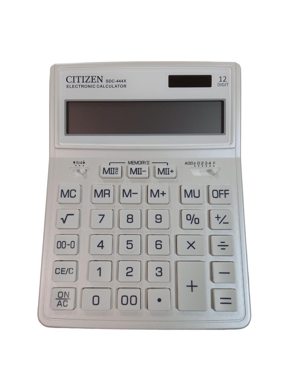 Калькулятор Citizen SDC444XRWHE Білий (04285819)