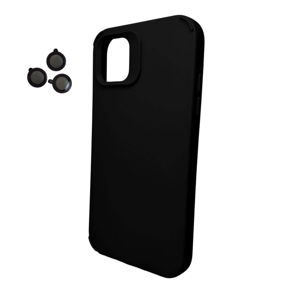 Протиударний чохол Cosmic Silky Cam Protect для Apple iPhone 12 Pro Max Black