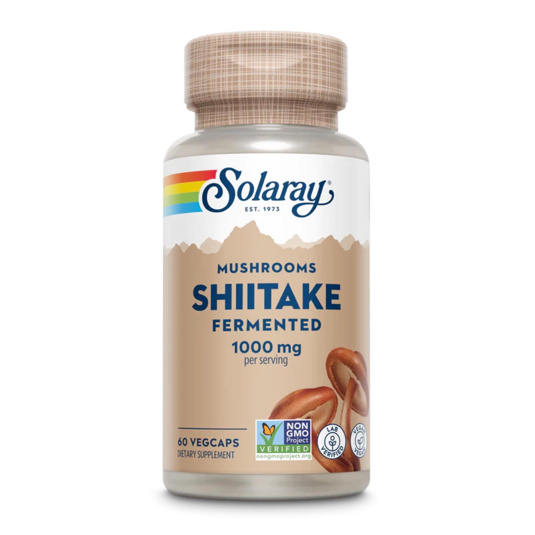 Добавка Fermented Shiitake Mushroom 1000 mg 60 vcaps (2023-10-2146)