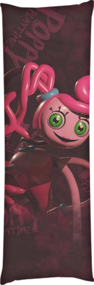 Подушка дакимакура Poppy Playtime Mommy 3 40x100 см (13533705)