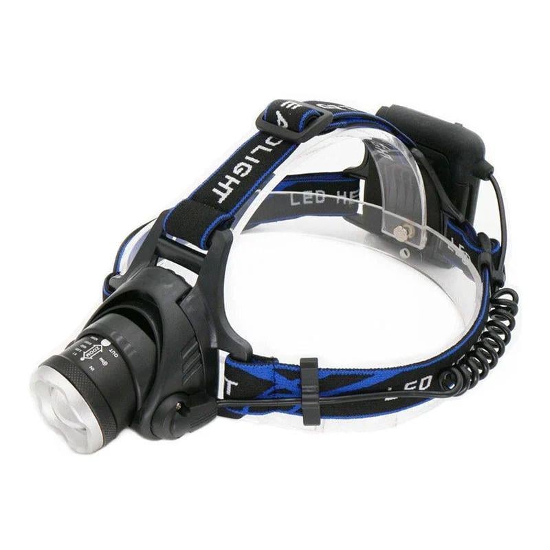 Фонарь налобный аккумуляторный BL 8070-P50 с аккумулятором 3x18650 (8092)