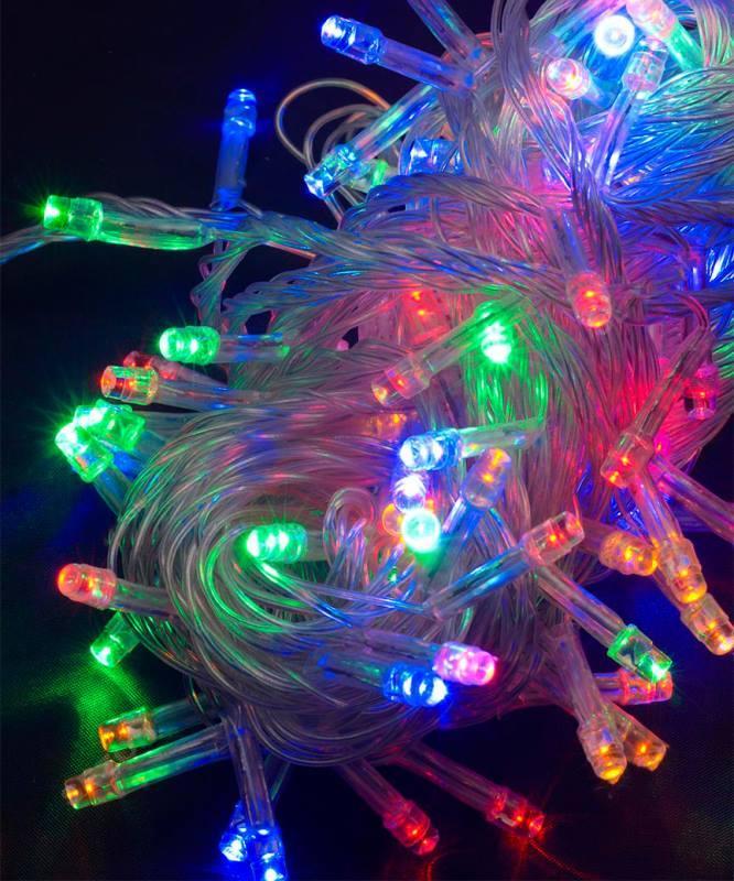 Гирлянда светодиодная UKC 260 LED 5 мм 15 м с прозрачным проводом Разноцветный (3-6-CN8613)