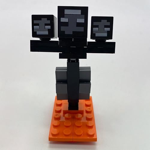 Конструктор фигурка iBlock иссушитель Майнкрафт Wither Minecraft 8 см