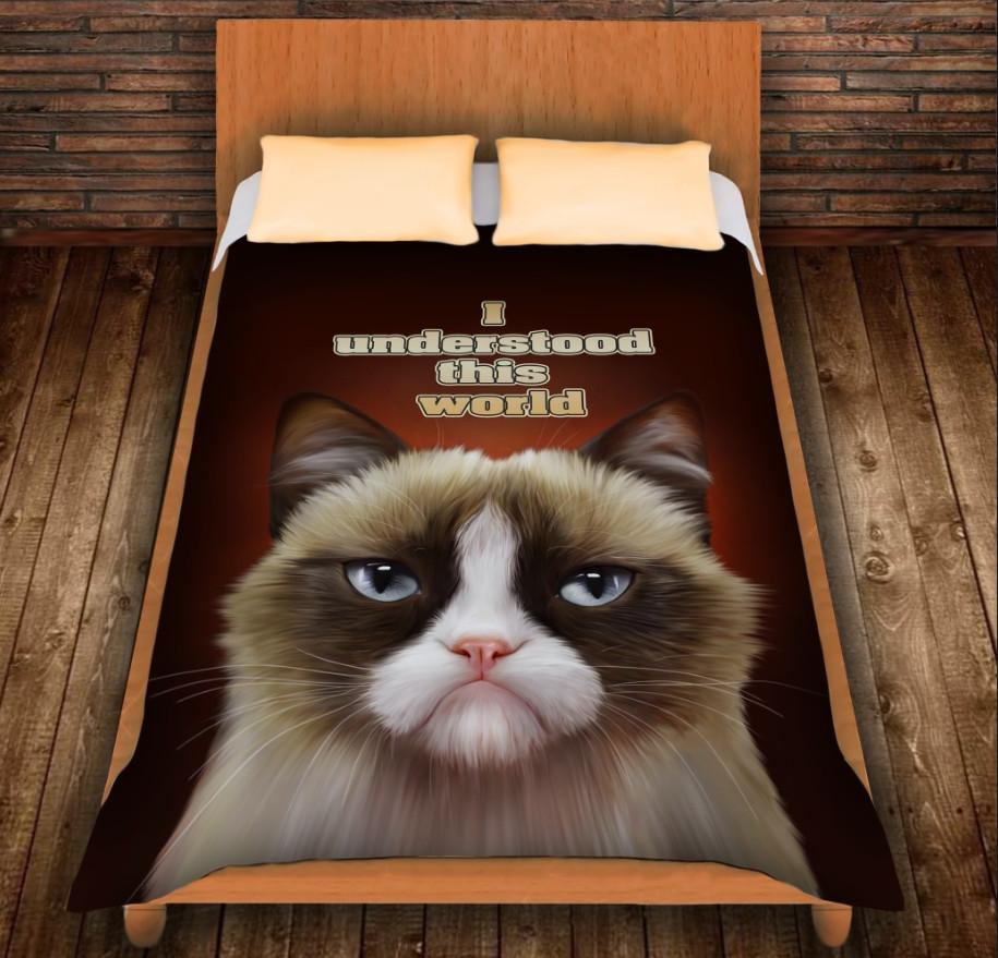 Плед с 3D принтом Я не понимаю этот мир 150x200 см (epi_0178) Плед с 3D принтом Я не понимаю этот мир 150x200 см (epi_0178)