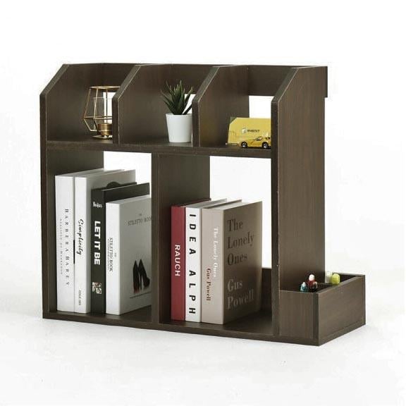 Полка-надстройка настольная из дерева Люмиэль капучино (АКД-021109)