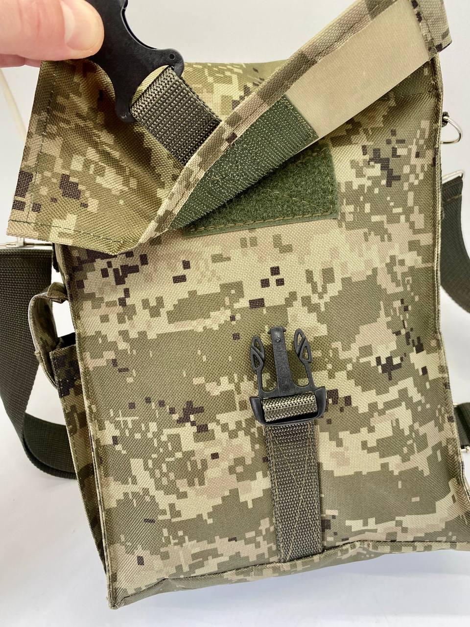 Сумка військова для протигазу/фільтрів/масок Піксель (0004) - фото 8