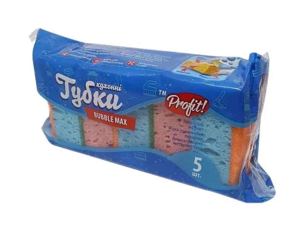 Губки кухонные Profit пористые БАБЛ МАКС 5 шт. (989592)