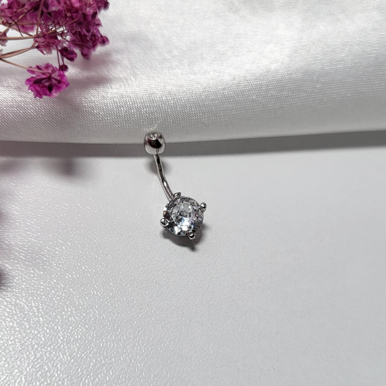 Пирсинг в пупок 8 мм 925 пробы 1,30 г (604422р)