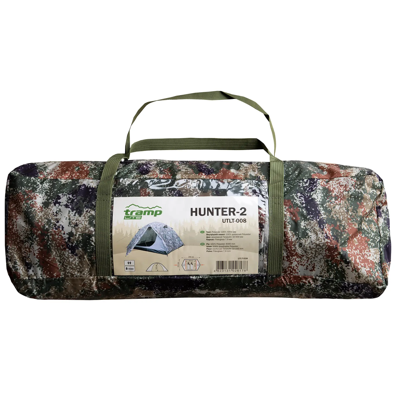 Намет туристичний Tramp Lite Hunter 2 Camo (UTLT-008) - фото 9