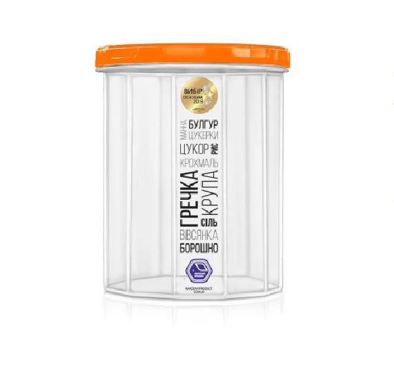 Пищевой контейнер Stenson с резьбой 1 л d 11х13,5 см (AN012813) Пищевой контейнер Stenson с резьбой 1 л d 11х13,5 см (AN012813)