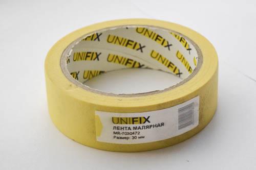 Стрічка малярна UNIFIX 30 мм х 40 м - фото 1