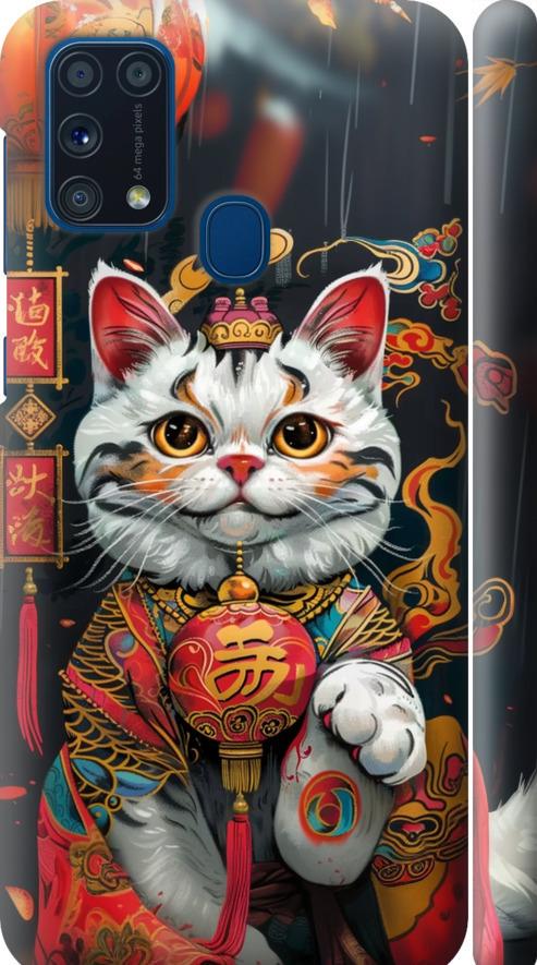 Чохол на Samsung Galaxy M31 M315F China Cat v2 (6135m-1907-42517) Чохол на Samsung Galaxy M31 M315F China Cat v2 (6135m-1907-42517)