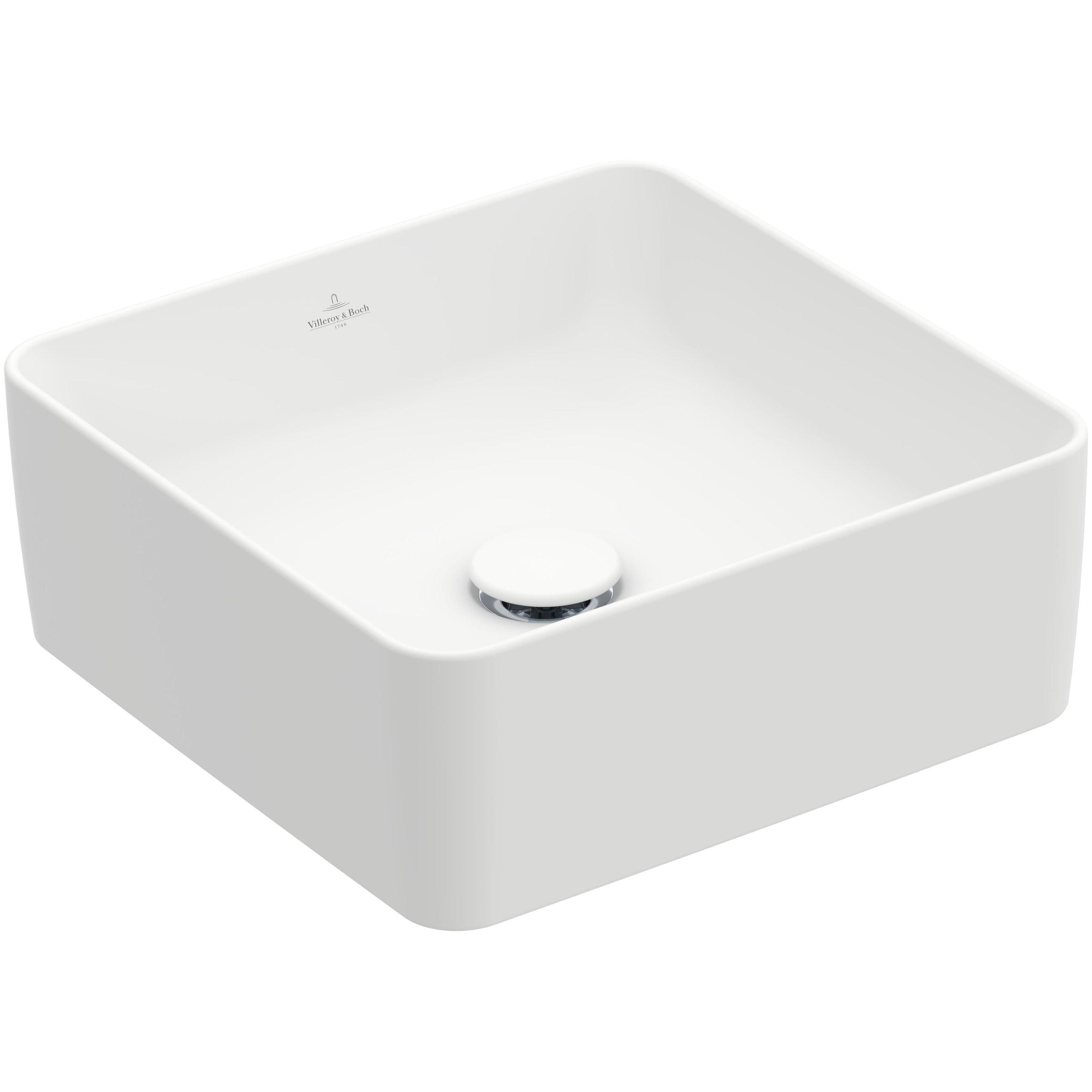 Умывальник накладной Villeroy&Boch Collaro 4A213801 380x380x145 мм Белый (112897)
