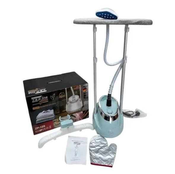 Отпариватель для одежды со стойкой ZepLine ZP-129 3000 Вт Голубой (BLUZP129) - фото 4 Отпариватель для одежды со стойкой ZepLine ZP-129 3000 Вт Голубой (BLUZP129) - фото 4