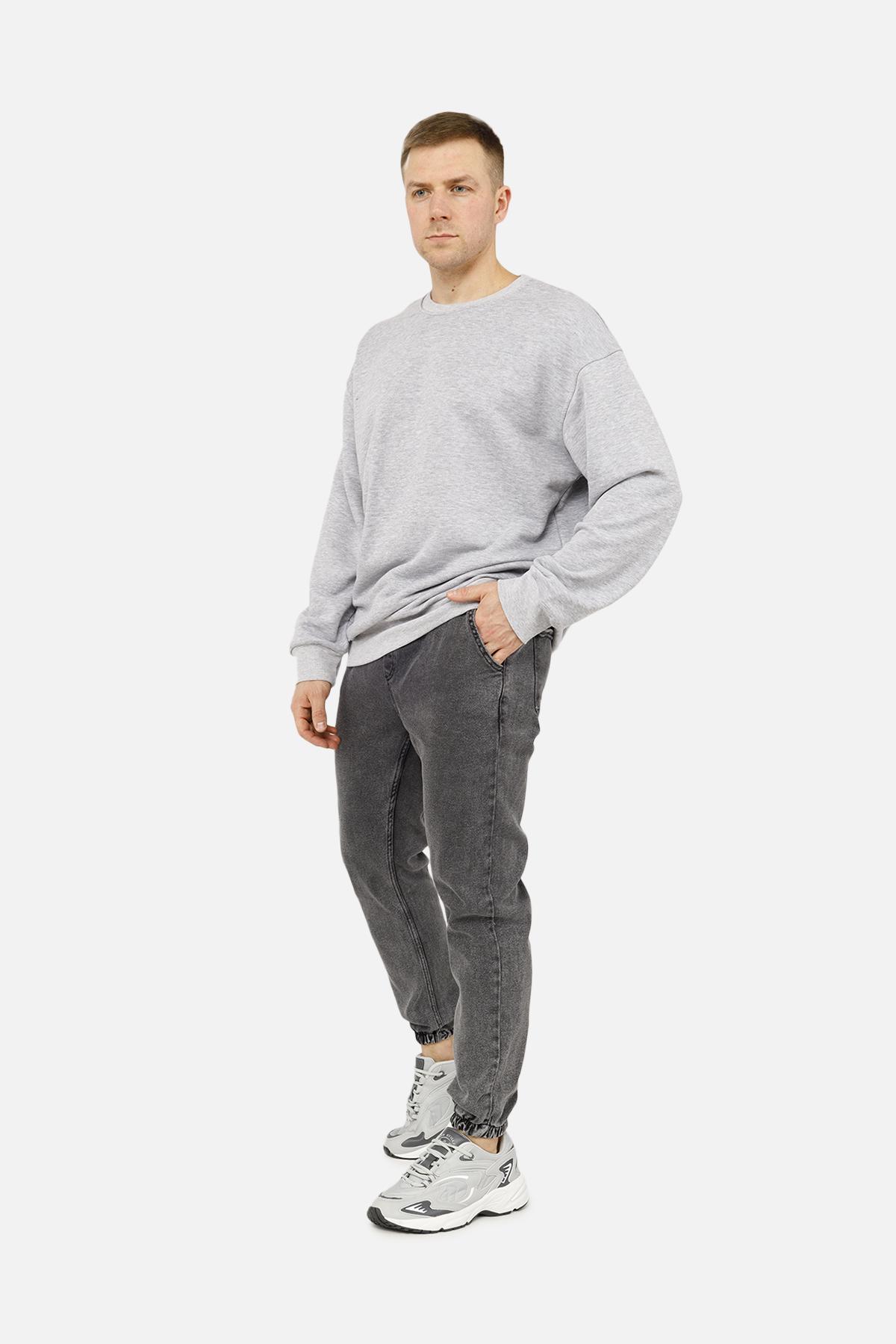 Джоггеры мужские р. 52 Серый (SKT001015581) - фото 2 Джоггеры мужские р. 52 Серый (SKT001015581) - фото 2