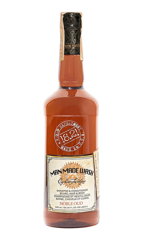Шампунь/кондиціонер для бороди/волосся/тіла 18.21 MAN MADE Noble Oud 946 мл (2008445168)