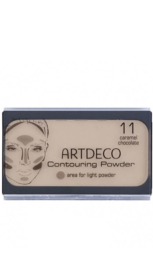 Пудра компактна для обличчя Artdeco Contouring Powder матуюча для контурування 11 caramel chocolate (31154)