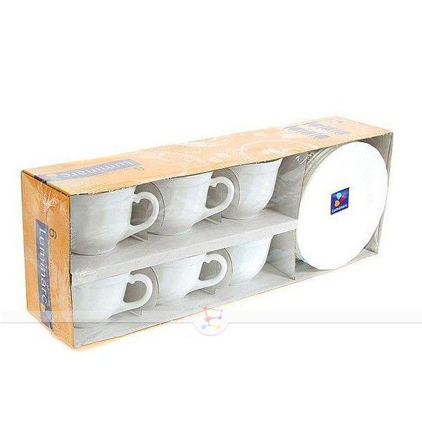 Сервиз кофейный Luminarc Trianon на 6 персон 12 пр. (E9560) - фото 2 Сервиз кофейный Luminarc Trianon на 6 персон 12 пр. (E9560) - фото 2