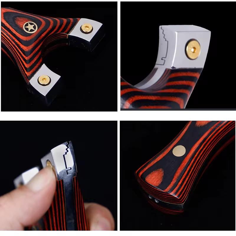 Рогатка ударна SFU Red Wood для полювання та спортивної стрільби з червоного дерева (0031) - фото 3