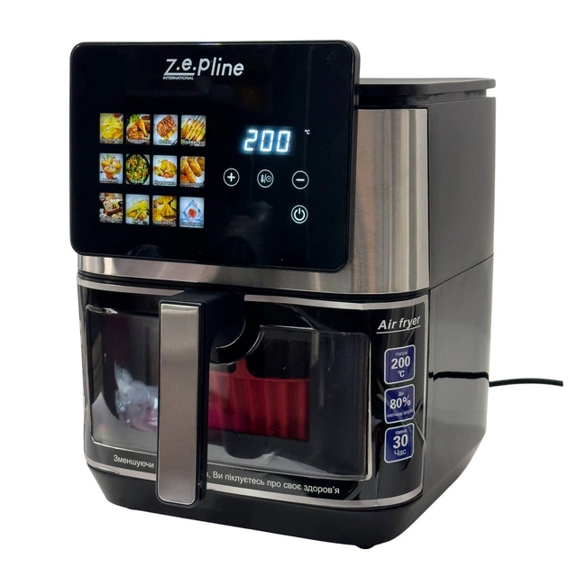 Аэрофритюрница ZepLine ZP-00341 4200 Вт с силиковой формой Черный (GR-05630)