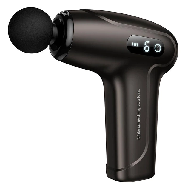 Массажер Massage Gun Hoco HP51 для спины и всего тела 4в1 Черный