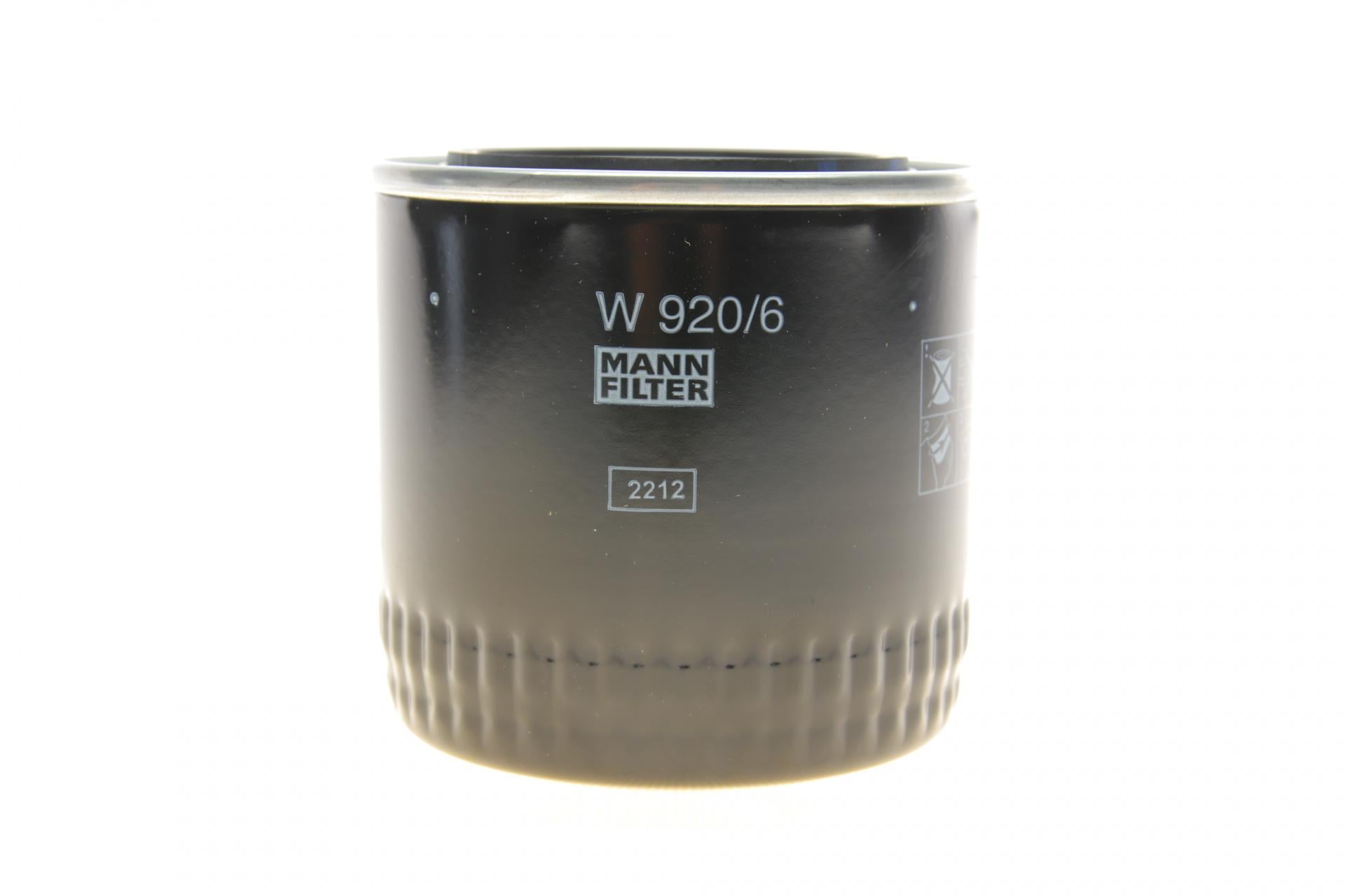 Фильтр масляный Mann-Filter для Chrysler Voyager 3,3 00-03/Jeep Wrangler 4,0 06- (W 920/6)