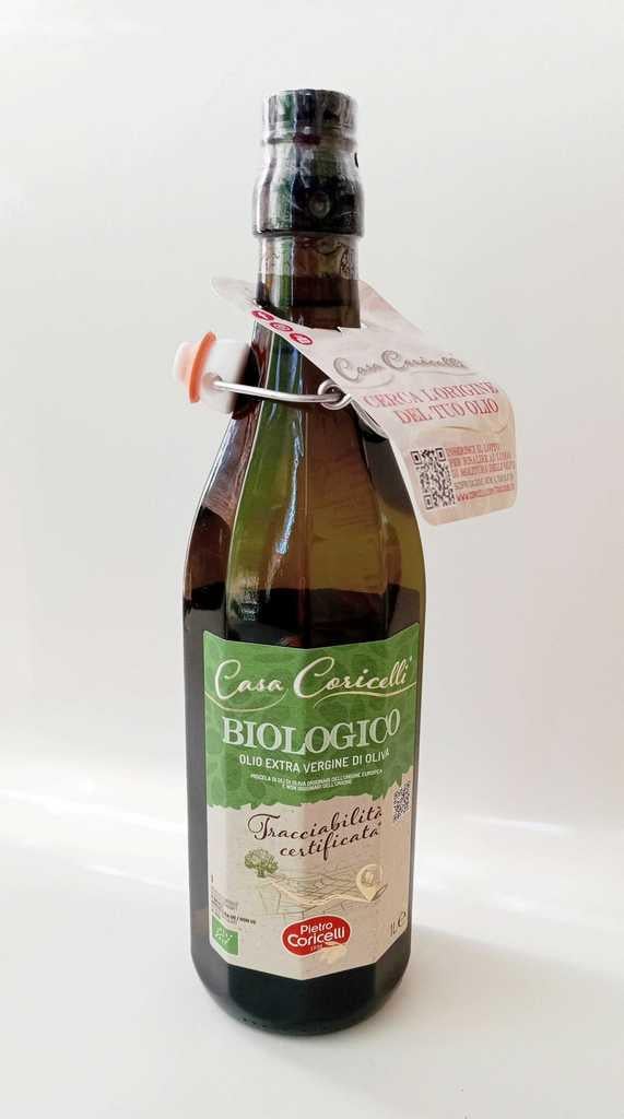 Масло оливковое Casa Coricelli Biologico Extra Virgin 1 л