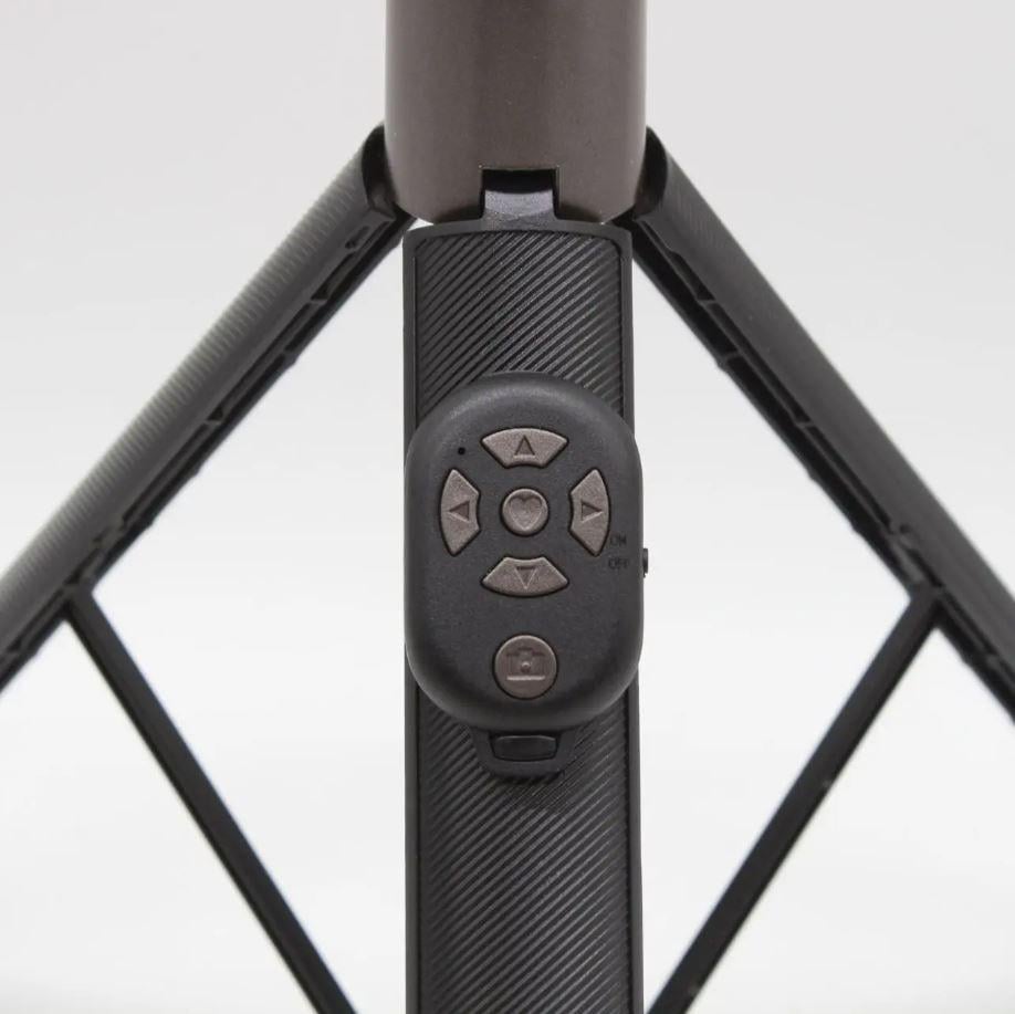 Селфи-палка DF-01S с подсветкой и пультом для Android/iPhone Черный (27282251) - фото 7 Селфи-палка DF-01S с подсветкой и пультом для Android/iPhone Черный (27282251) - фото 7