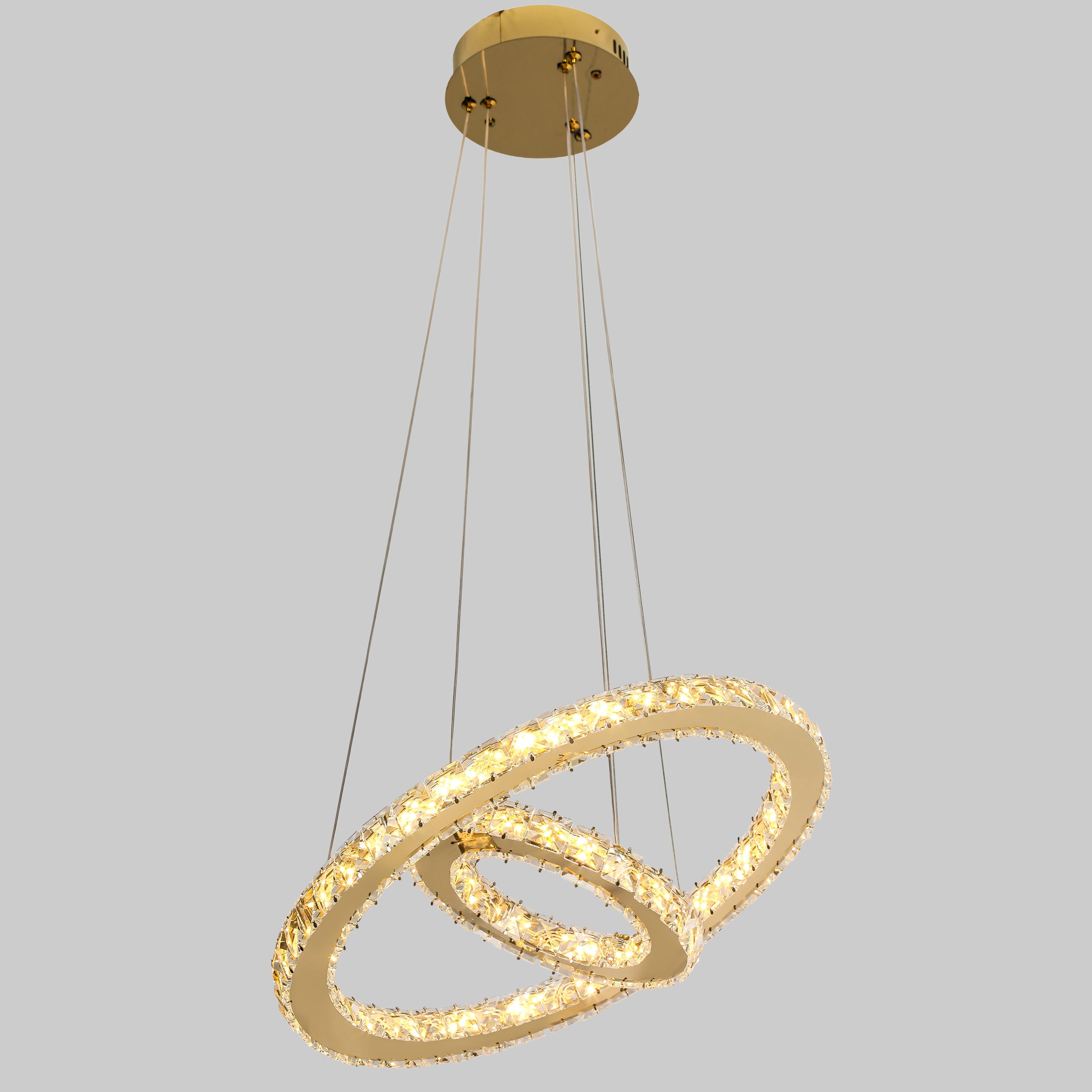 Люстра CRYSTAL арт-деко Золотой (802-L7162 GD)