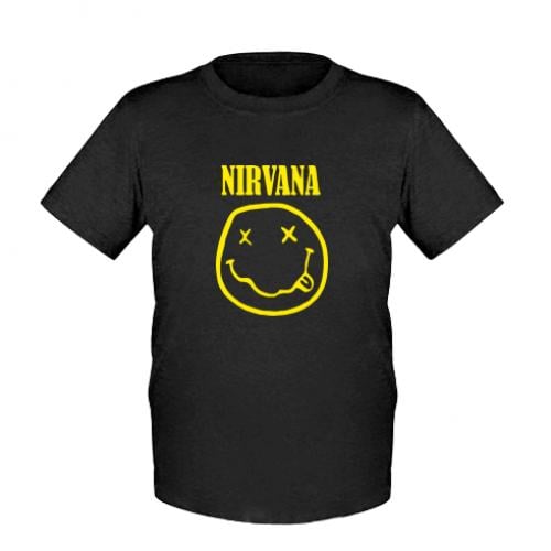 Футболка детская Nirvana 128 см Черный (170167-2-1990-S)