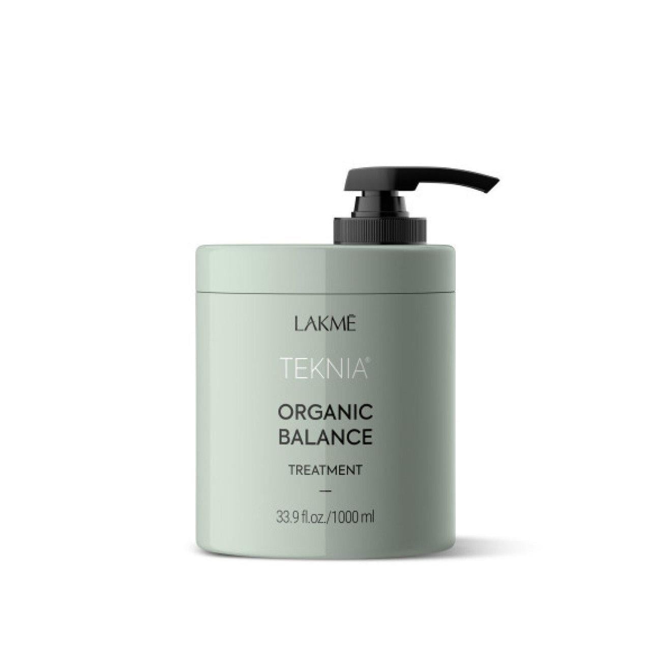 Маска интенсивная увлажняющая Lakme Teknia Organic Balance Treatment для волос всех типов 1000 мл