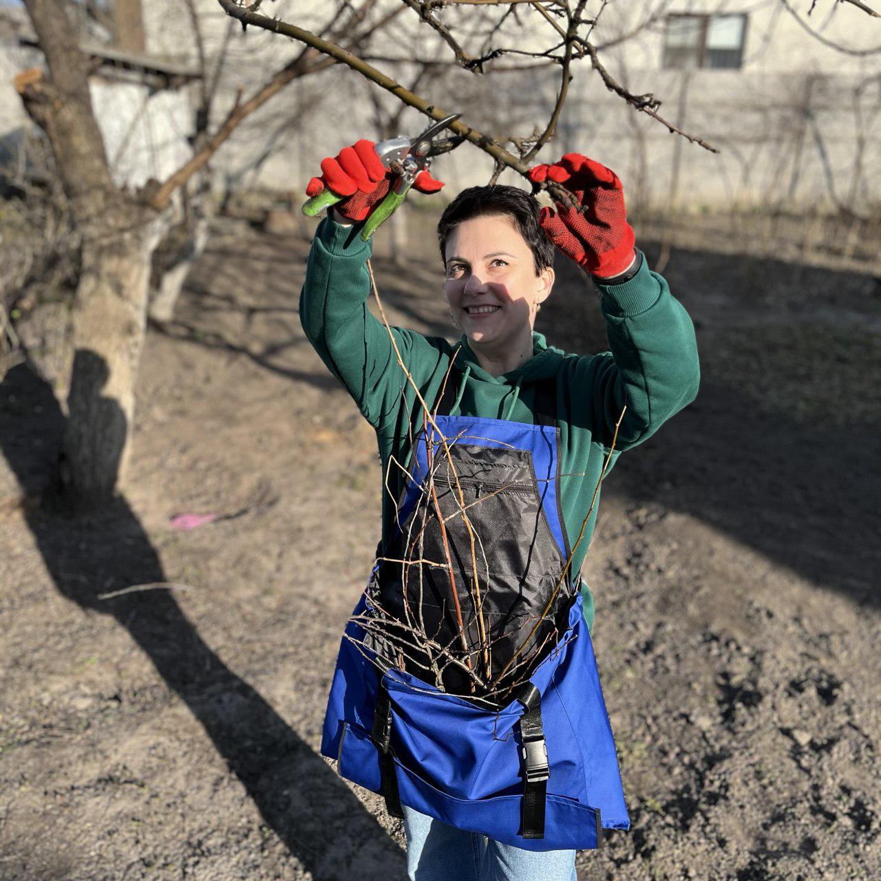 Фартух садовий Vesela Torba Синій (24679302) - фото 7 Фартух садовий Vesela Torba Синій (24679302) - фото 7