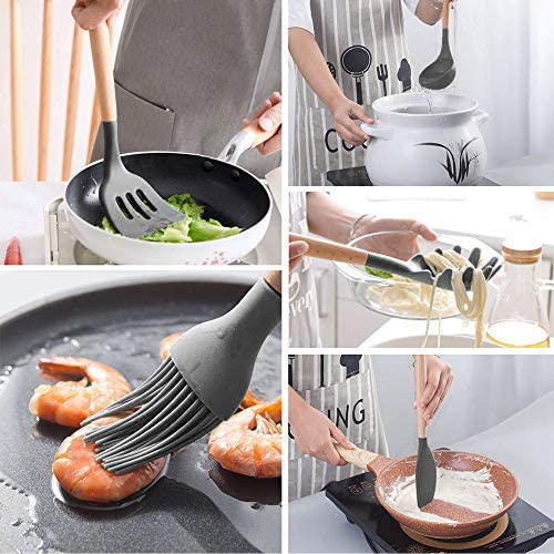 Кухонный набор из 24 пр. Kitchen Art с бамбуковой ручкой Серый - фото 8 Кухонный набор из 24 пр. Kitchen Art с бамбуковой ручкой Серый - фото 8